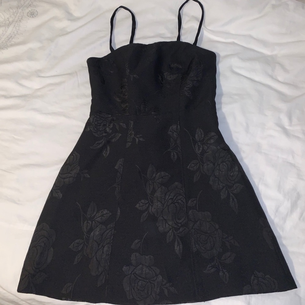 Urban Outfitters Black Floral Dress
